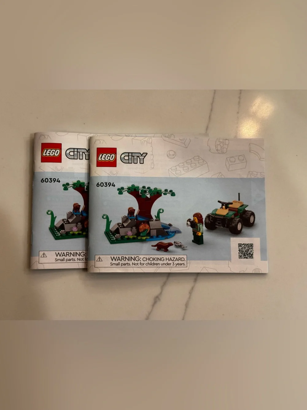 LEGO City 60394 Green Tree Rescue Tractor Playset instruction only